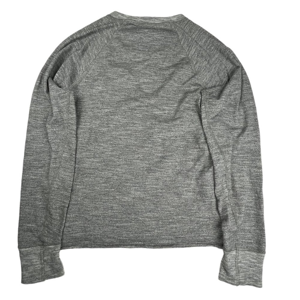 Rag & Bone Henley T Shirt Heather Gray 3-Button Long Sleeve Casual Mens Size S - Picture 2 of 2